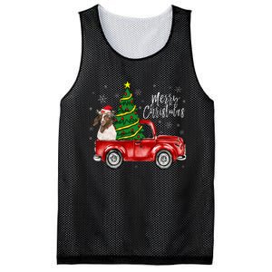 Cute Boer Goat Dog Truck Merry Christmas Goat Lover Xmas Mesh Reversible Basketball Jersey Tank