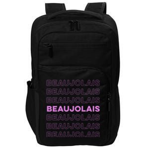 Cru Beaujolais Gamay Noir Natural Wine Lover Cool Gift Impact Tech Backpack