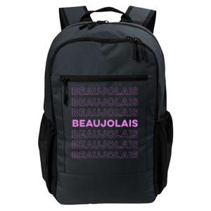 Cru Beaujolais Gamay Noir Natural Wine Lover Cool Gift Daily Commute Backpack