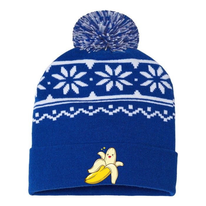 Cute Banana Gift USA-Made Snowflake Beanie