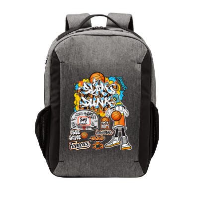 Cool Basketball Graffiti Style Illustration Vector Backpack