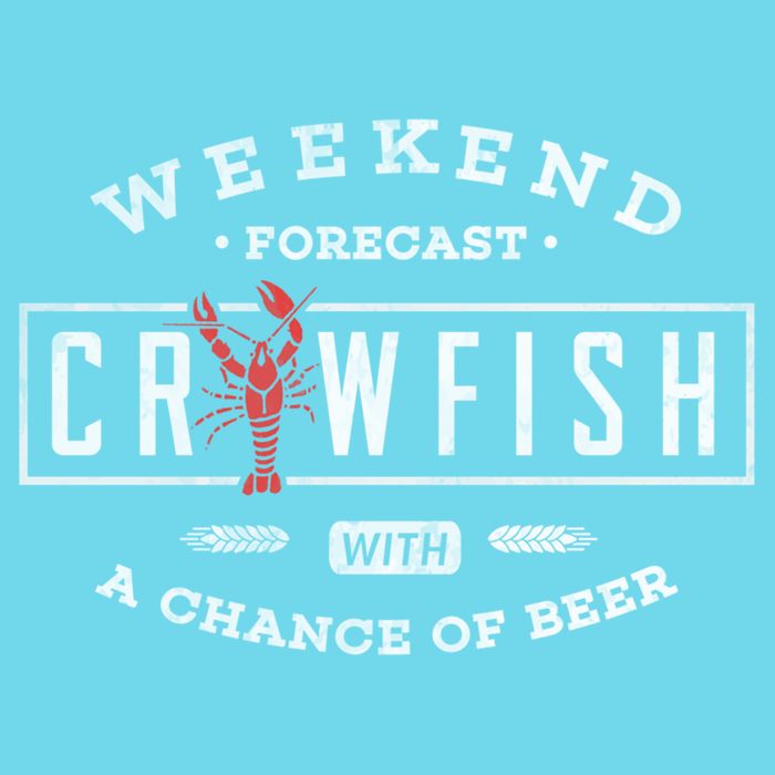 Crawfish Boil Gift Weekend Forecast Cajun And Beer Party Meaningful Gift Women's V-Neck T-Shirt