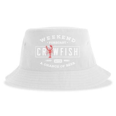 Crawfish Boil Gift Weekend Forecast Cajun And Beer Party Meaningful Gift Sustainable Bucket Hat