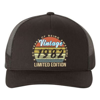 Cool Birthday Gift Vintage 1982 Limited Edition Yupoong Adult 5-Panel Trucker Hat