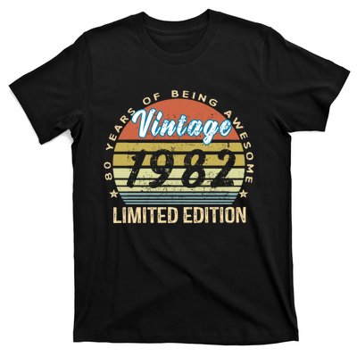 Cool Birthday Gift Vintage 1982 Limited Edition T-Shirt