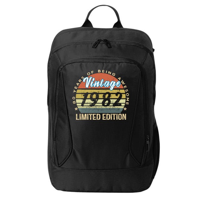 Cool Birthday Gift Vintage 1982 Limited Edition City Backpack