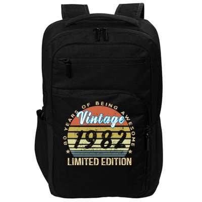 Cool Birthday Gift Vintage 1982 Limited Edition Impact Tech Backpack