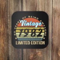 Cool Birthday Gift Vintage 1982 Limited Edition Coaster