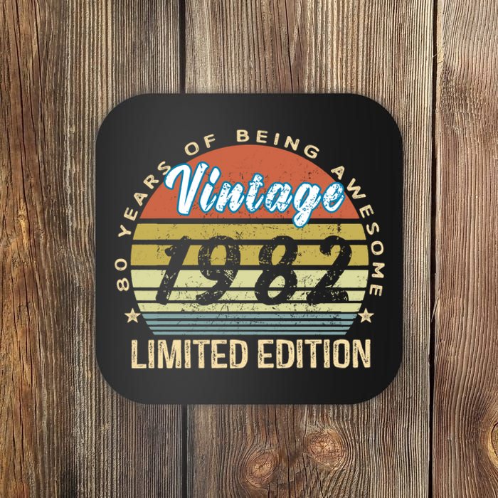 Cool Birthday Gift Vintage 1982 Limited Edition Coaster