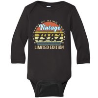 Cool Birthday Gift Vintage 1982 Limited Edition Baby Long Sleeve Bodysuit