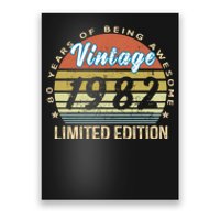 Cool Birthday Gift Vintage 1982 Limited Edition Poster