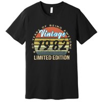 Cool Birthday Gift Vintage 1982 Limited Edition Premium T-Shirt