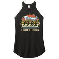 Cool Birthday Gift Vintage 1982 Limited Edition Women's Perfect Tri Rocker Tank