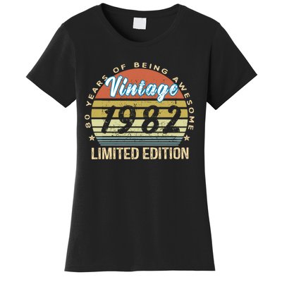 Cool Birthday Gift Vintage 1982 Limited Edition Women's T-Shirt