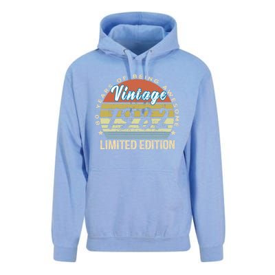 Cool Birthday Gift Vintage 1982 Limited Edition Unisex Surf Hoodie