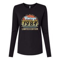 Cool Birthday Gift Vintage 1984 Limited Edition Womens Cotton Relaxed Long Sleeve T-Shirt