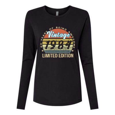 Cool Birthday Gift Vintage 1984 Limited Edition Womens Cotton Relaxed Long Sleeve T-Shirt