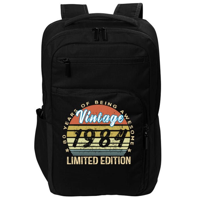 Cool Birthday Gift Vintage 1984 Limited Edition Impact Tech Backpack