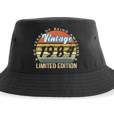 Cool Birthday Gift Vintage 1984 Limited Edition Sustainable Bucket Hat