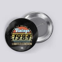 Cool Birthday Gift Vintage 1984 Limited Edition Button