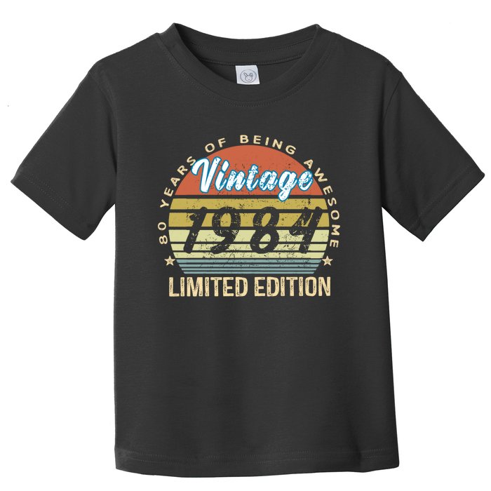 Cool Birthday Gift Vintage 1984 Limited Edition Toddler T-Shirt