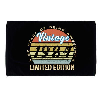 Cool Birthday Gift Vintage 1984 Limited Edition Microfiber Hand Towel