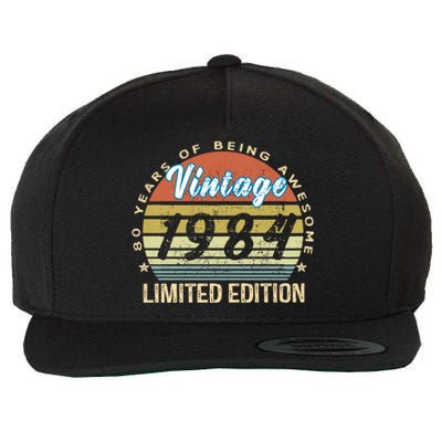 Cool Birthday Gift Vintage 1984 Limited Edition Wool Snapback Cap