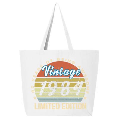 Cool Birthday Gift Vintage 1984 Limited Edition 25L Jumbo Tote