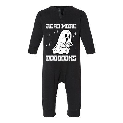 Cute Booooks Ghost Read More Books Funny Teacher Infant Fleece One Piece