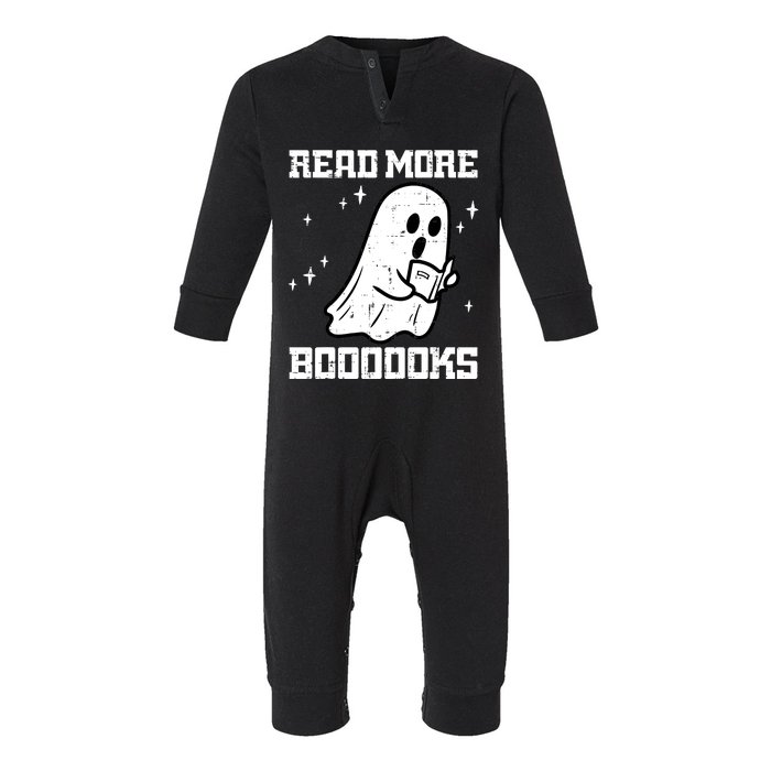 Cute Booooks Ghost Read More Books Funny Teacher Infant Fleece One Piece