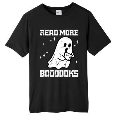 Cute Booooks Ghost Read More Books Funny Teacher Tall Fusion ChromaSoft Performance T-Shirt