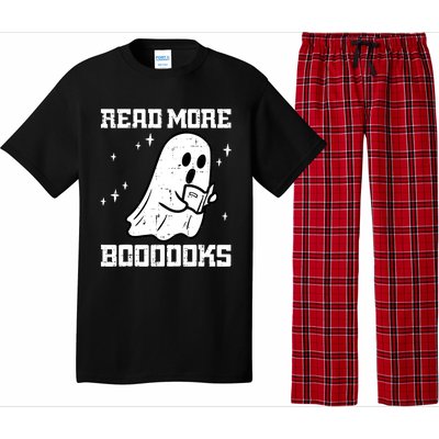 Cute Booooks Ghost Read More Books Funny Teacher Pajama Set