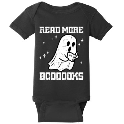 Cute Booooks Ghost Read More Books Funny Teacher Baby Bodysuit