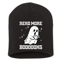 Cute Booooks Ghost Read More Books Funny Teacher Short Acrylic Beanie