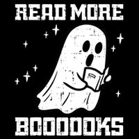 Cute Booooks Ghost Read More Books Funny Teacher Short Acrylic Beanie