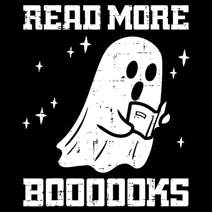 Cute Booooks Ghost Read More Books Funny Teacher Short Acrylic Beanie