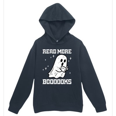 Cute Booooks Ghost Read More Books Funny Teacher Urban Pullover Hoodie