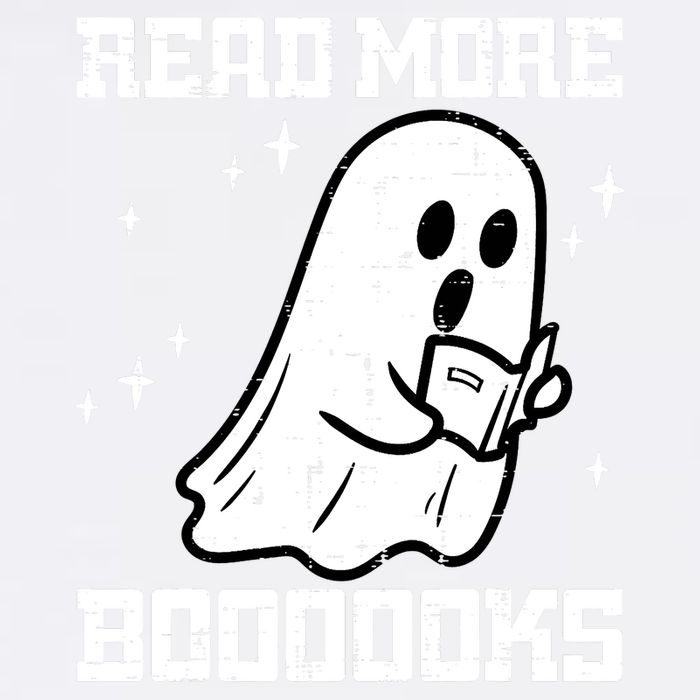 Cute Booooks Ghost Read More Books Funny Teacher Garment-Dyed Sweatshirt