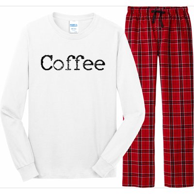 Coffee Barista Gift Long Sleeve Pajama Set