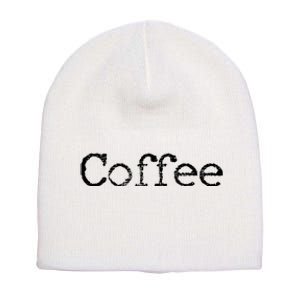 Coffee Barista Gift Short Acrylic Beanie