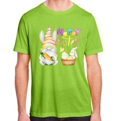 Cute Bunny Gnome Ears Rabbit Hunting Happy Easter Day Gift Adult ChromaSoft Performance T-Shirt