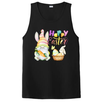 Cute Bunny Gnome Ears Rabbit Hunting Happy Easter Day Gift PosiCharge Competitor Tank