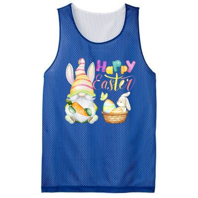 Cute Bunny Gnome Ears Rabbit Hunting Happy Easter Day Gift Mesh Reversible Basketball Jersey Tank