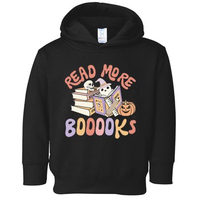 Cute Booooks Ghost Read More Books Funny Teacher Halloween Toddler Hoodie