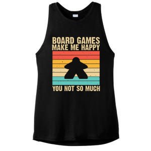 Cool Board Games Meeple Gaming Nerd Game Night Cool Gift Ladies PosiCharge Tri-Blend Wicking Tank