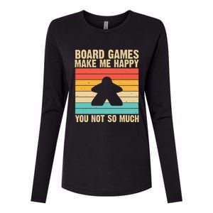 Cool Board Games Meeple Gaming Nerd Game Night Cool Gift Womens Cotton Relaxed Long Sleeve T-Shirt