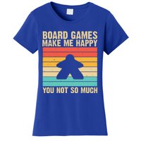 Cool Board Games Meeple Gaming Nerd Game Night Cool Gift Women's T-Shirt