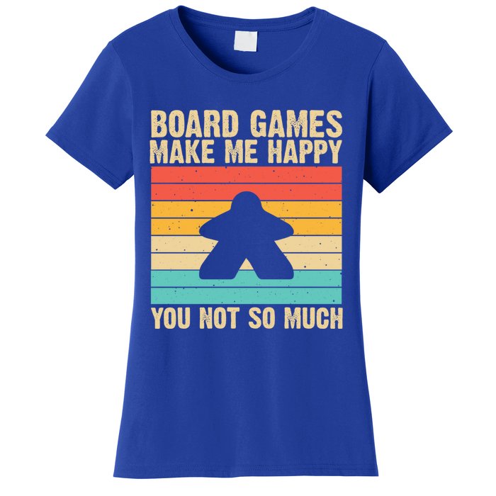 Cool Board Games Meeple Gaming Nerd Game Night Cool Gift Women's T-Shirt