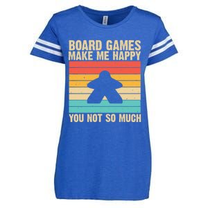 Cool Board Games Meeple Gaming Nerd Game Night Cool Gift Enza Ladies Jersey Football T-Shirt