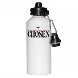 Chosen By God To Save America Trump Vance Musk Kennedy Aluminum Water Bottle